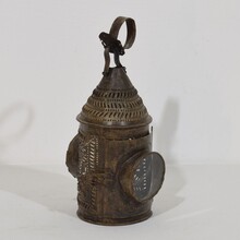 Rare iron lantern, France circa 1750-1850