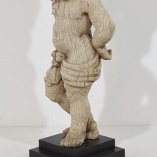 Hand carved oak caryatid figure, France circa 1750