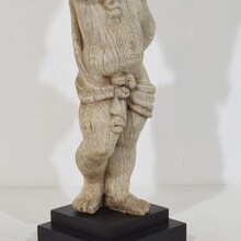 Hand carved oak caryatid figure, France circa 1750