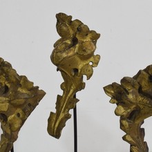 Hand carved oak ornaments, France circa 1750-1850