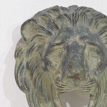 Bronze lion fountain head, France circa 1850-1900