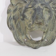 Bronze lion fountain head, France circa 1850-1900