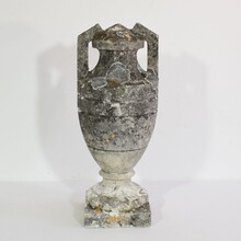 carved stone vase, France circa 1800-1900