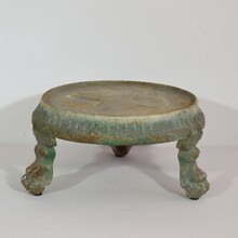 Cast iron plateau with claw feet, France circa 1850