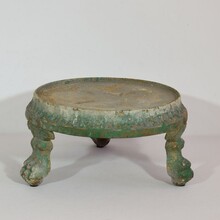 Cast iron plateau with claw feet, France circa 1850