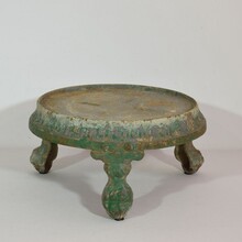 Cast iron plateau with claw feet, France circa 1850