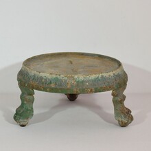 Cast iron plateau with claw feet, France circa 1850