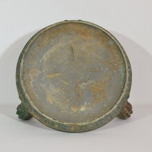 Cast iron plateau with claw feet, France circa 1850