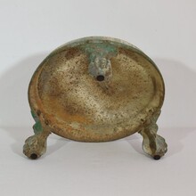 Cast iron plateau with claw feet, France circa 1850