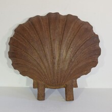 Cast iron shell/ water basin for fountain, France circa 1850