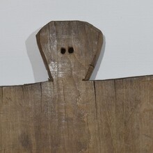 Giant wooden chopping or cutting board, France circa 1850-1900