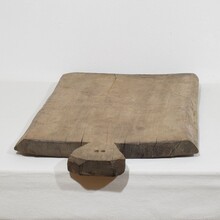 Giant wooden chopping or cutting board, France circa 1850-1900