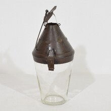 Rare metal lantern, France circa 1800-1850