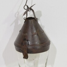 Rare metal lantern, France circa 1800-1850