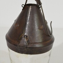 Rare metal lantern, France circa 1800-1850