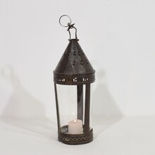 Rare metal lantern, France circa 1800-1850