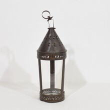 Rare metal lantern, France circa 1800-1850