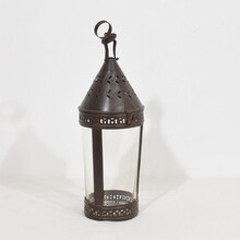 Rare metal lantern, France circa 1800-1850