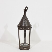 Rare metal lantern, France circa 1800-1850