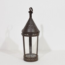 Rare metal lantern, France circa 1800-1850