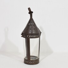 Rare metal lantern, France circa 1800-1850