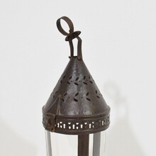 Rare metal lantern, France circa 1800-1850