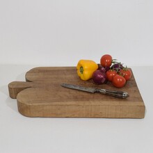 Thick wooden chopping or cutting board, France circa 1850-1900