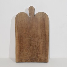 Thick wooden chopping or cutting board, France circa 1850-1900