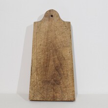 Thick wooden chopping or cutting board, France circa 1850-1900