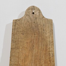 Thick wooden chopping or cutting board, France circa 1850-1900