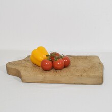 Thick wooden chopping or cutting board, France circa 1850-1900