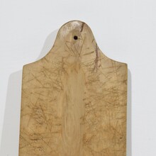 Thick wooden chopping or cutting board, France circa 1850-1900