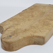 Thick wooden chopping or cutting board, France circa 1850-1900