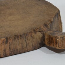 Thick wooden chopping or cutting board, France circa 1850-1900