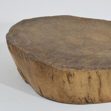 Thick wooden chopping or cutting board, France circa 1850-1900