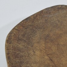 Thick wooden chopping or cutting board, France circa 1850-1900