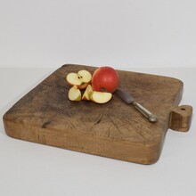 Thick wooden chopping or cutting board, France circa 1850-1900