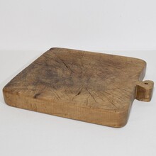 Thick wooden chopping or cutting board, France circa 1850-1900