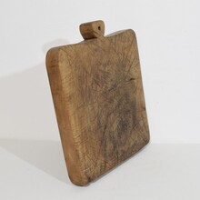 Thick wooden chopping or cutting board, France circa 1850-1900