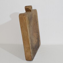 Thick wooden chopping or cutting board, France circa 1850-1900