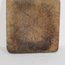 Thick wooden chopping or cutting board, France circa 1850-1900