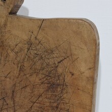 Thick wooden chopping or cutting board, France circa 1850-1900