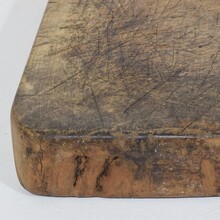 Thick wooden chopping or cutting board, France circa 1850-1900