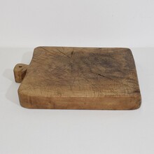 Thick wooden chopping or cutting board, France circa 1850-1900