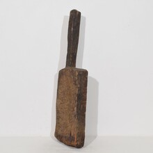 Thick wooden chopping or cutting board, France circa 1850-1900