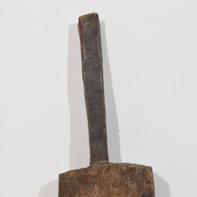 Thick wooden chopping or cutting board, France circa 1850-1900