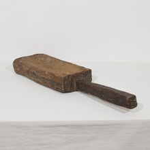 Thick wooden chopping or cutting board, France circa 1850-1900