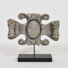 Weathered oak ornament, France circa 1850