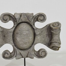 Weathered oak ornament, France circa 1850