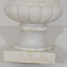 White marble medici garden vase / urn, France circa 1850-1880